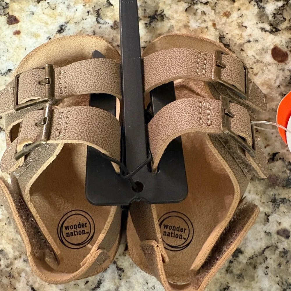 Carter's Gray, Converse Navy &‎ brownish color wondernation sandals & baby shoes